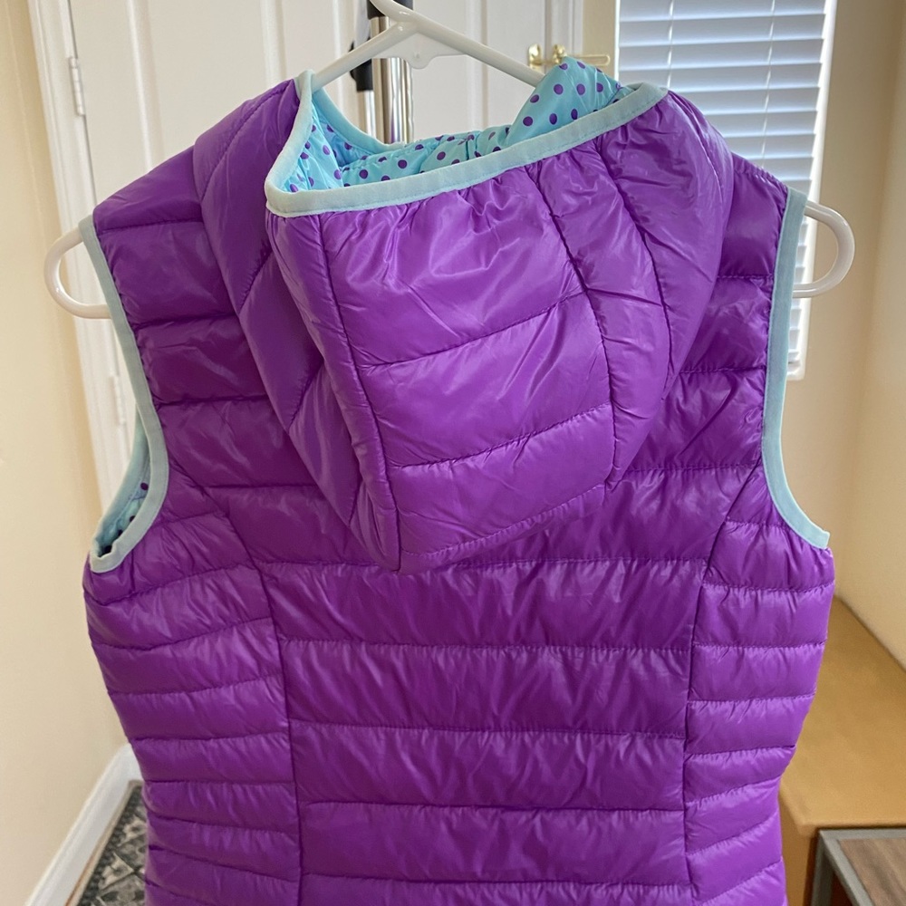 Free country purple vest with hood size L(14/16) - Picture 7 of 12